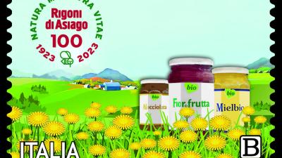 Francobollo Rigoni di Asiago 100 anni