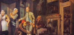 Carriera del libertino - L'Eredità"​ di William Hogarth